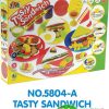 Đất nặn làm bánh Sandwich