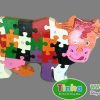 Ghép hình con vật theo số và chữ