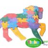 Ghép hình con vật theo số và chữ