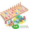 Bảng học chữ và số dạng Montessori