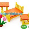 lắp ghép phòng ngủ 3d