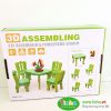 lắp ghép phòng ốc 3d