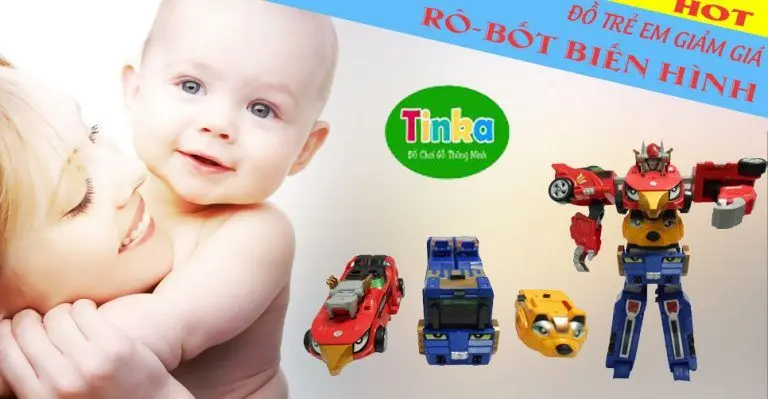 đồ trẻ em giảm giá - robot biến hình